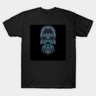 Electroluminated Skull - Short Circuit T-Shirt